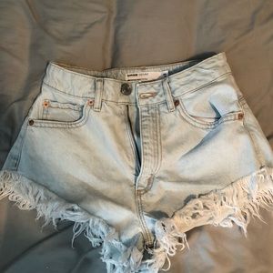 Garage denim shorts